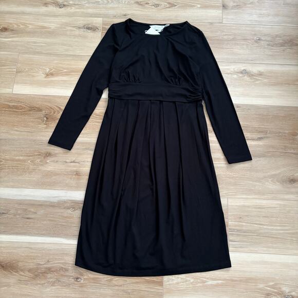 Seraphine Peachey Stretch Jersey Maternity & Nursing Dress 4 - Picture 1 of 8